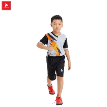 Factory Price High Quality Children Football Soccer Jersey Wear Sets Custom Logo Colors Customized For Kids Striker JP