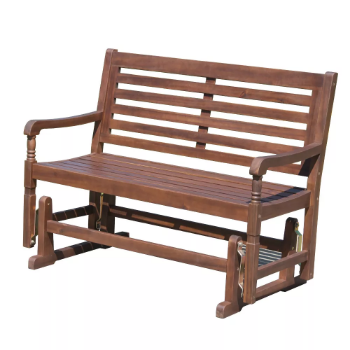 Factory Price Nantucket Glider Bench Wooden Patio Outdoor Wholesale Outdoor Luxury Furniture Garden Bench Wood Made In Vietnam 1