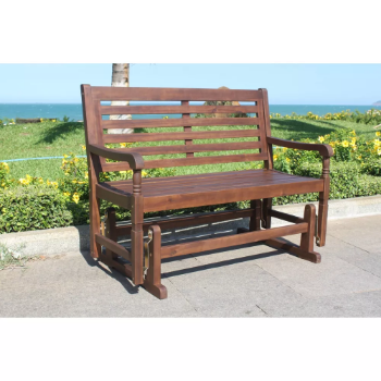 Factory Price Nantucket Glider Bench Wooden Patio Outdoor Wholesale Outdoor Luxury Furniture Garden Bench Wood Made In Vietnam 3