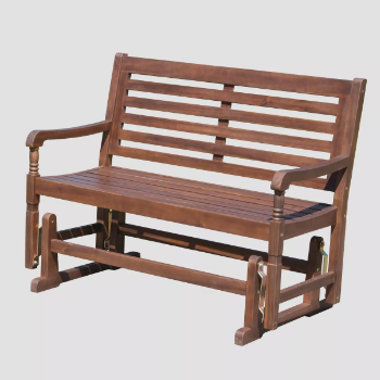 Factory Price Nantucket Glider Bench Wooden Patio Outdoor Wholesale Outdoor Luxury Furniture Garden Bench Wood Made In Vietnam 2