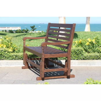 Factory Price Nantucket Glider Bench Wooden Patio Outdoor Wholesale Outdoor Luxury Furniture Garden Bench Wood Made In Vietnam 5