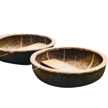 Factory Price Natural Bamboo Wholesale Bamboo Coracle Boats Entertainment Packed In Carton Made In Vietnam ODM ODM Manufacturer 5