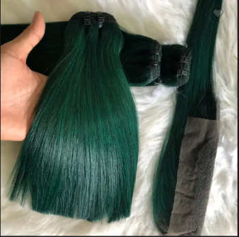 Remy Hair Color Fast Delivery 100% Human Vietnamese Hair Virgin Machine Double Weft Hair In Vietnam 1