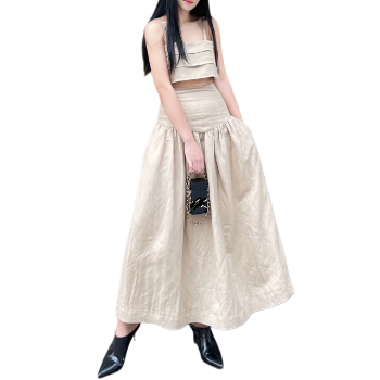 Fast Delivery Woman Skirts For Wholesale Maxi Long Skirts Linen For Women Reasonable Price Packed In Carton Vietnam Manufacturer 1