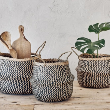 Storage Best Selling Supplier From Vietnam Wholesale Bamboo Home Goods Customized Natural Belly Storage Handicraft Standing Manufacturer  1