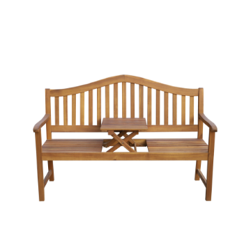 Love Bench With Table Outdoor Furniture Patio Wooden Bench Modern Style Outdoor Chairs High Quality Vietnam Manufacturer 7