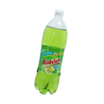 Fast Delivery Carbonated Soft Drink Apple Flavour 1.25L Bidrico Brand Iso Halal Haccp Beverage Packed In Bottle 2