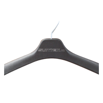 Hangers For Clothing Store Competitive Price Suntex Wholesale Black Plastic Hanger J415B Customized Hangers Low MOQ 2