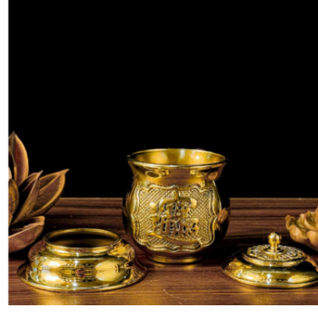 Lotus Bronze Cup Competitive Price Modern Using For Many Industries Decoration Customized Packing Made In Vietnam Manufacturer 15