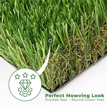 Grass Area Rugs Artificial Turf Grass FresGard Rolling 3.3ft x 20ft x 1.65" Bedroom Furniture Decor Rug for Dad Husband  3