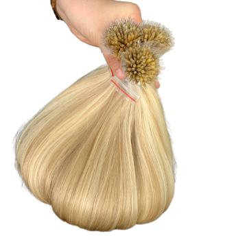 Good Quality Keratin Nano Tip Color Virgin Hair Nano-Tip Straight human hair from Vietnam Wholesale Bundles 100% 4