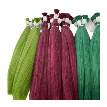 Human Bulk Hair Best Selling 100% Human Hair Virgin Raw Hair Machine Double Weft Genius Weft 5