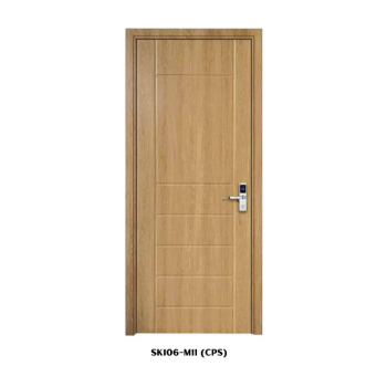 Fire Prevention Wood Plastic Composite Door Factory Price High Quality Custom Color Packed In Carton Box Vietnam Manufacturer 2