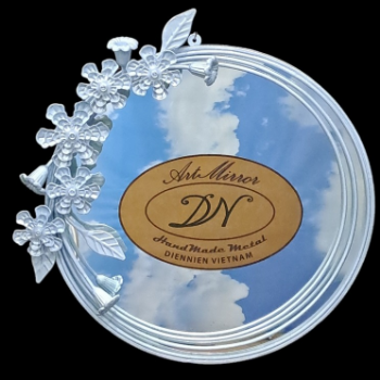Custom Design Framed Mirror From Vietnam Antique Handmade Wall Iron Mirror Dien Nien Artistic Company Fashion Mirrors Iron Mirror Mirror 24/7 Customer Care Classic Victorian Iron