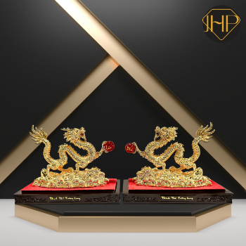 Reasonable Price Business Gift Gold Gifts Majestic Fortune Dragon Customized Packaging Vietnam Manufacturer Fast Delivery 5