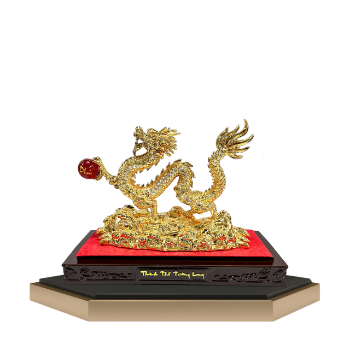 Business Gift Reasonable Price Fast Delivery Gold Gifts Majestic Fortune Dragon Customized Packaging Vietnam Manufacturer 7