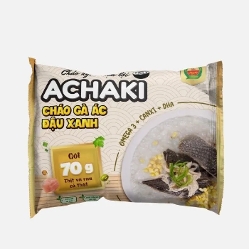 Good choice  instant porridge Achaki Black chicken with mung bean No preservatives using for baby mad ein Vietnam manufacturer