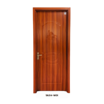 Good Price High Quality Wood Plastic Composite Door Packed In Carton Box Vietnam Manufacturer Professional Sound Insulation 2