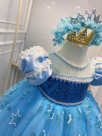 High Quality children's princess inspired dress for themes birthday halloween or other special occasion OEM ODM made in vietnam 4