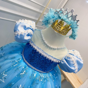 High Quality children's princess inspired dress for themes birthday halloween or other special occasion OEM ODM made in vietnam 3