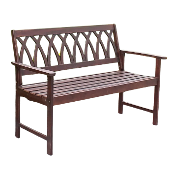 High Quality Cris Cross Backrest Garden Bench Wooden Exterior Outdoor Outdoor Luxury Furniture Garden Bench Wood Made In Vietnam 1