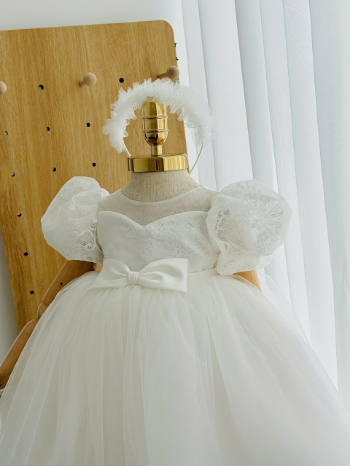 HIGH QUALITY flower girl dress for special occasions/events wedding pageant designed with laced fabric and many layers ODM OEM 7