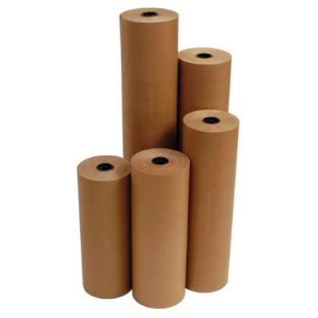 Top Paper Packaging Product Custom Size Eco-friendly Brown Kraft Paper Roll for Packing Made in Vietnam 1