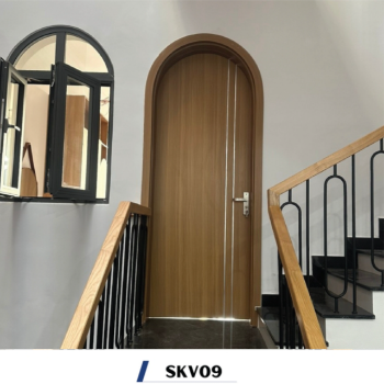 High Quality Single Arch Door Composite Door Professional Waterproof Good Price Packed In Carton Box Vietnam Manufacturer 5