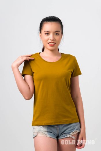 High Quality Women T-shirt 100% Cotton Unisex Gold Rhino Women's Clothing T-shirts For Women OEM ODM T-shirt Manufacturer 17