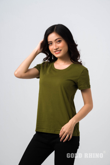 High Quality Women T-shirt 100% Cotton Unisex Gold Rhino Women's Clothing T-shirts For Women OEM ODM T-shirt Manufacturer 34