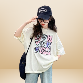 Hot Item Tshirt Kids Aestheticism Plus Size Breathable Washable Cotton Customized Packaging Made In Vietnam Manufacturer