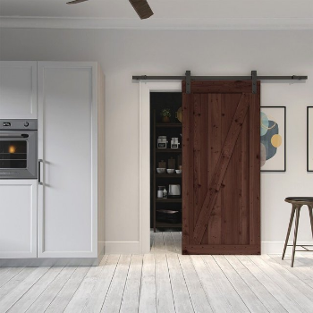 Hot Selling Barn Door Modern With Rail Hardware Soft Wood Wholesale Outdoor Furniture Barn Doors Sliding Vietnam Manufacturer 6