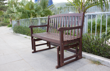 Hot Selling EUC Glider Bench Wooden Patio Outdoor Wholesale Outdoor Luxury Furniture Garden Bench Wood Made In Vietnam 4