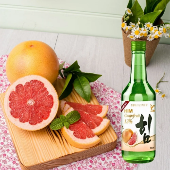 Korean Soju Good Price 0.12% 360ml Alcoholic Beverage for Gatherings Bottle Pattern Liqueur Made in Vietnam