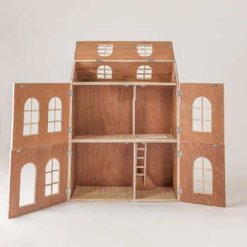 Large Dollhouse Made of Rattan, Kid toys, kids' furniture, safe for health and aesthetically pleasing, wholesale.