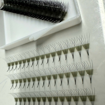 Eyelash extension loose premade fan lash 100%PBT mink high quality custom in Vietnam factory  3