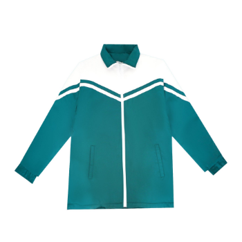 Long Sleeve School Uniform Jacket Warm Comfortable For Winter and Classroom or Casual Wear Horizontal Stripe Pattern 5