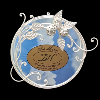 Framed Mirror Luxury Customize Design Antique Handmade Wall Iron Mirror Dien Nien Artistic Company Mirrors Iron Mirror Design Mirror 24/7 Customer Care Classic Victorian Iron From Vietnam