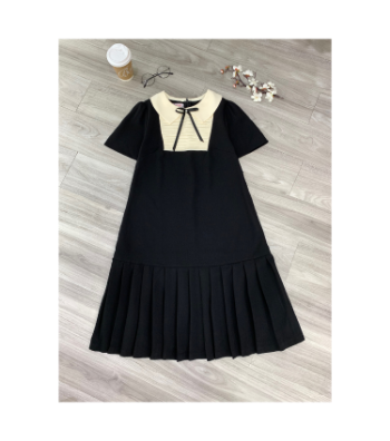 Maternity Dress For Pregnant Women Pleated Office Dress V853 Good Choice  Breathable Minimalist High Elasticity Good Absorbency 1