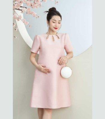 Maternity Dress Good Choice Studded With Teardrop Stones V620 Anti-Shrink Sweat-Absorbent Casual Wear Good Absorbency 3