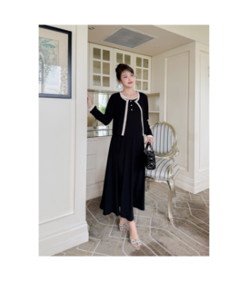 Maternity Dresses Pregnant Solder Wool V928  High Quality Anti-Shrink Minimalist Casual Wear Not Discolored Custom Design Bulk 1