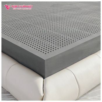 Mattress Topper Natural Latex Wholesale 5-Star Hotel King Bedroom Furniture Natural Rubber Cooling Villa Hospital School Rubber 2