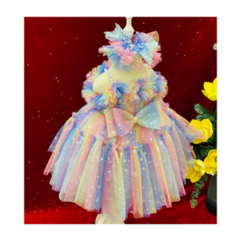 Mesh Princess Dress For Girl Cinderella Cheap Price New Design Using For Baby Girl Pack In Plastic Bag from Asian Manufacturer 1