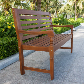 Nantucket Garden Bench Natural Wooden Patio Outdoor Wholesale Outdoor Luxury Furniture Garden Bench Wood Made In Vietnam 5