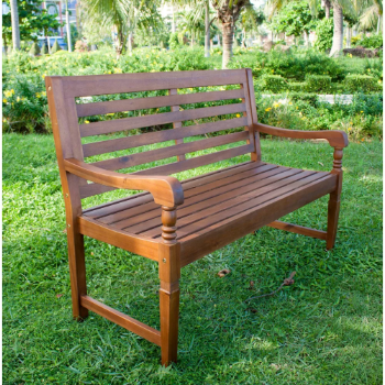 Nantucket Garden Bench Natural Wooden Patio Outdoor Wholesale Outdoor Luxury Furniture Garden Bench Wood Made In Vietnam 2