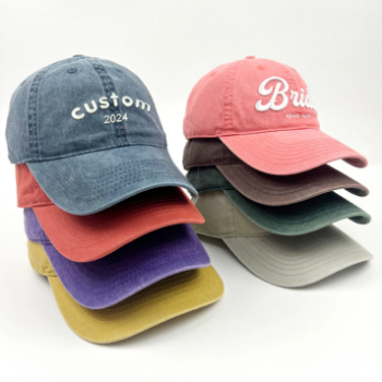 New Design Wholesale Adjustable 3D Letter Embroidery Letter Sport Hat Unisex 6 Panel Baseball Caps Custom Your Logo