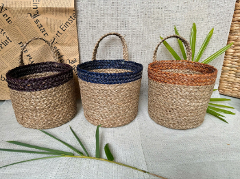 New Wholesale Picnic Basket Set Baskets Rattan Handmade Woven Insulated Food Kids Plastic Cheese and Wine Decorative Gift