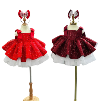 Nhung Nguyen Princess Small Dress for Baby Girls Kimsa Sequin Skirt Flower Made Vietnam OEM ODM Competitive Price for Party