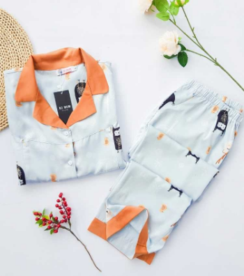 Pregnancy & Postpartum Clothes French Silk With Elastic Collar & Buckled Shirt For Babies Breastfeed B308 Best Price Breathable 1