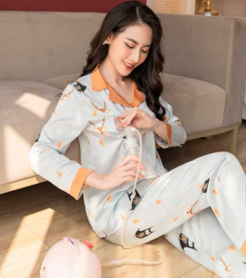 Pregnancy & Postpartum Clothes French Silk With Elastic Collar & Buckled Shirt For Babies Breastfeed B308 Best Price Breathable 4